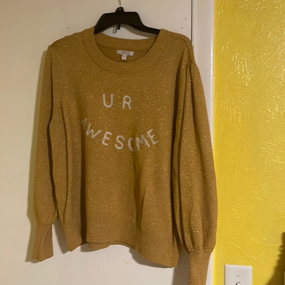Yellow sweater